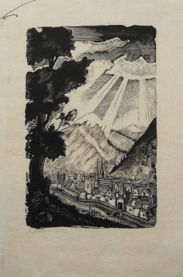 Виноградов А.К. Потерянная перчатка (Стендаль в Москве) / Гравюры на дереве Л. Хижинского. Л., 1931.